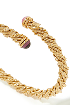 Bonnie Cabochon Bracelet, Gold-Plated Brass
